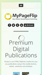 Mobile Screenshot of mypageflip.com